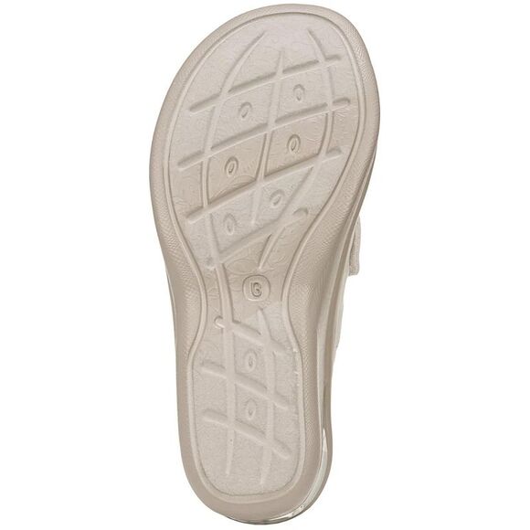 Bzees Womens Smile White Mesh Slip On Casual Wedges Shoes New - Picture 4 of 4